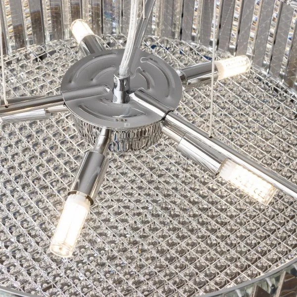 Brilagi - LED Krištáľový luster na lanku GLAMOUR 5xG9/42W/230V