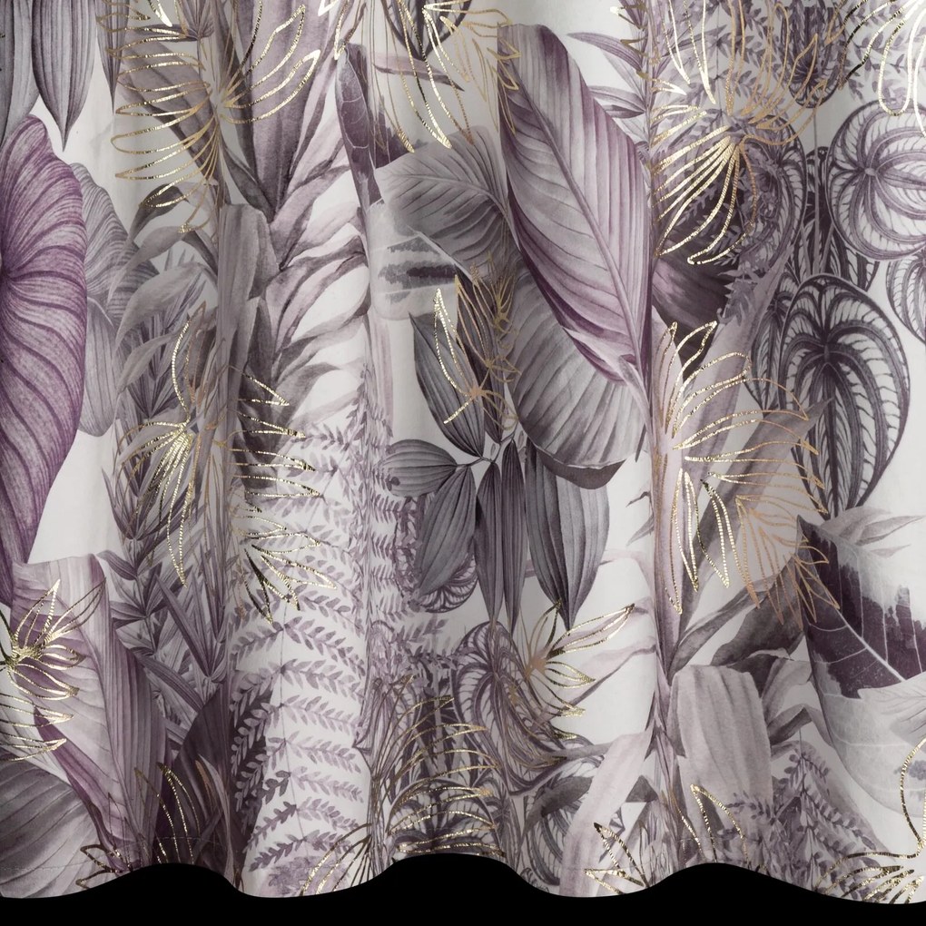 ZATEMŇOVACÍ ZÁVES NA PÁSKE DAVOS2 140X270 CM LISTY