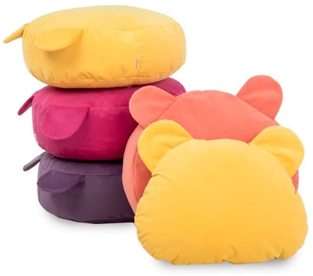 Podnožník Macko Plyš Farba: Fialový