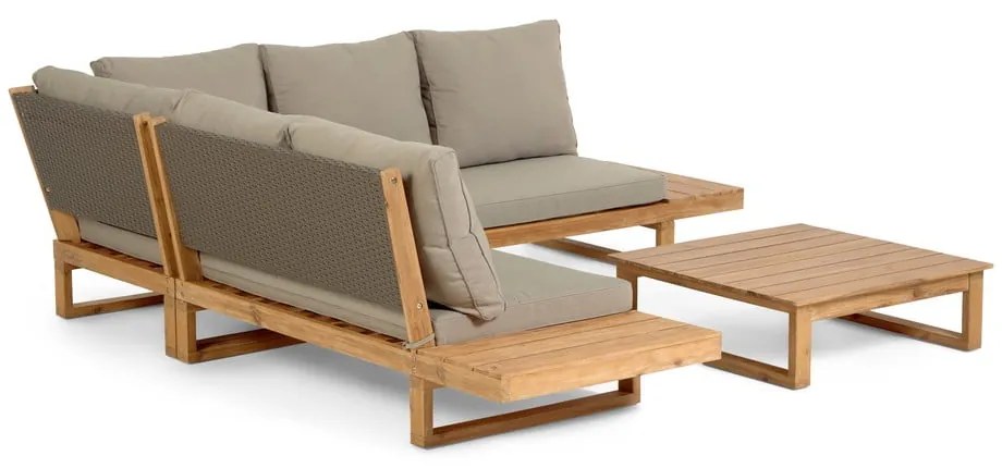 Set záhradného nábytku z akáciového dreva Kave Home Flaviina
