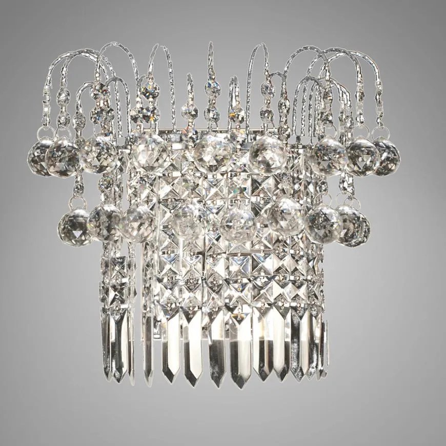 Nástenná lampa K-B 0108/2 CHR+KR K2