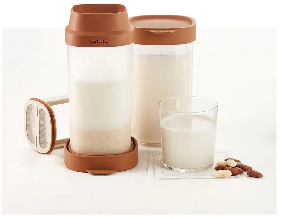 Súprava na prípravu orieškového mlieka 2 ks 1 l Veggie – Lékué