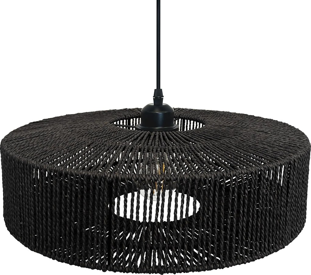 Toolight Toolight, stropné svietidlo 1xE27 APP1484-1CP, čierna, OSW-05051