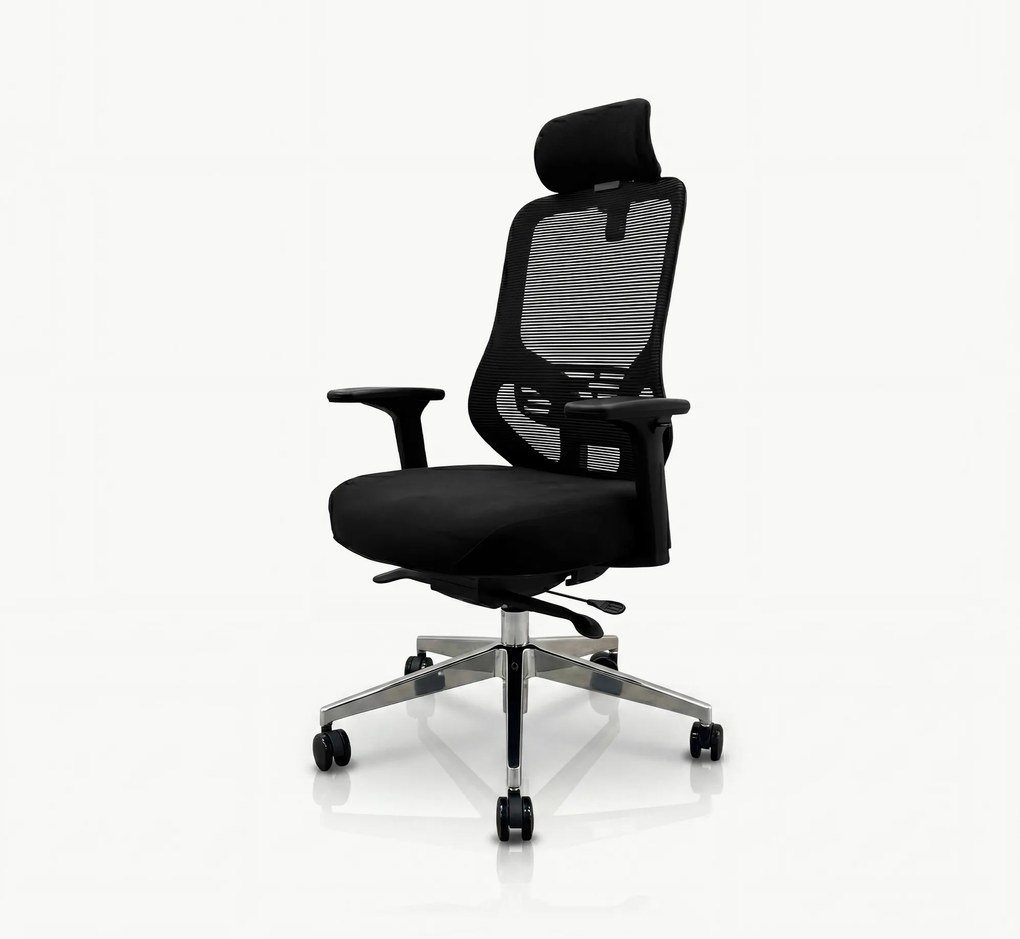Ergonomická kancelárska stolička so sieťovinou čierna AXIS