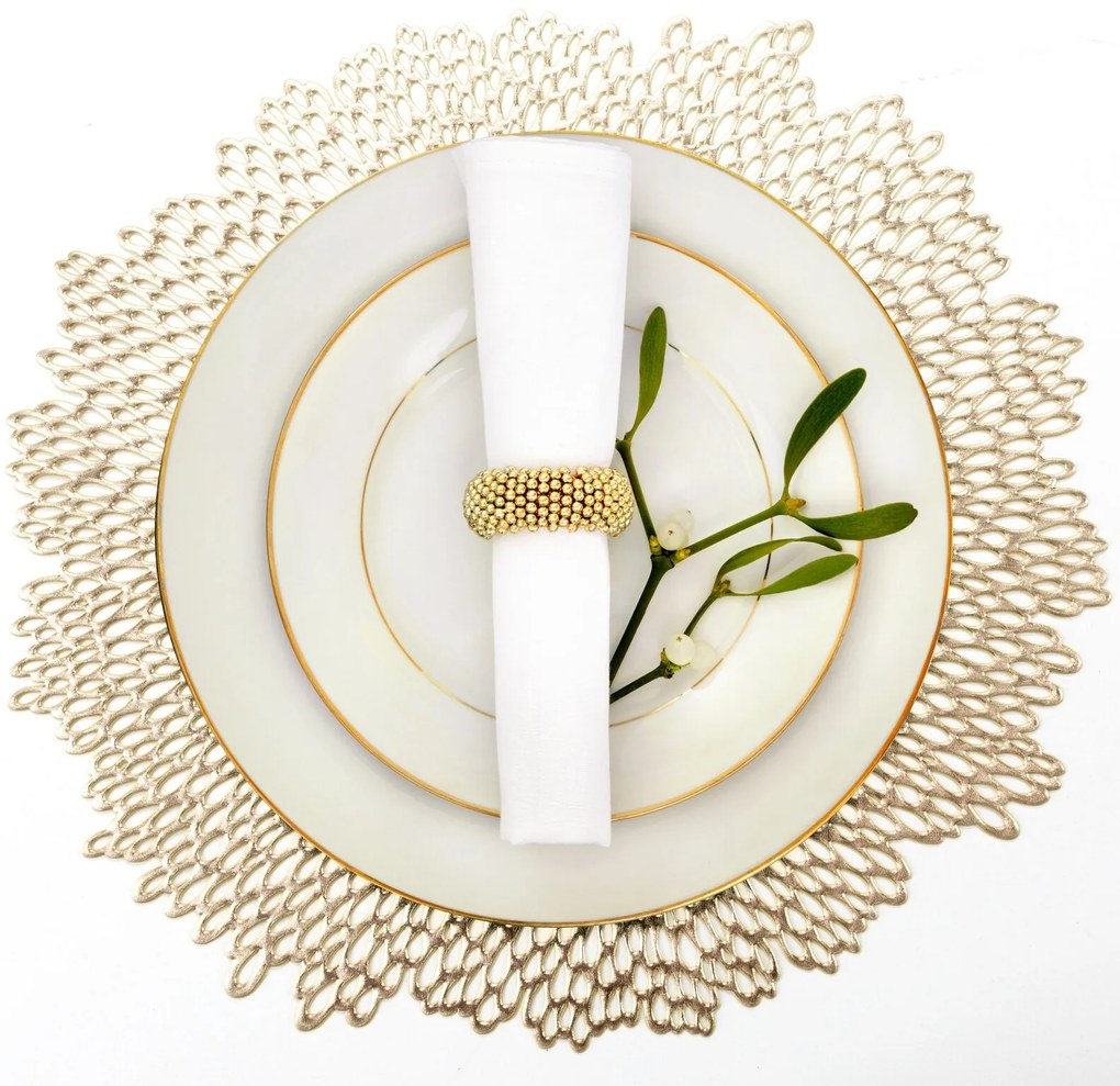 SADA 6 KS PRESTIERANIE NA STÔL ELEN (FI) 38 CM STRIEBORNÁ