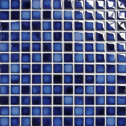 Keramická mozaika Premium Mosaic deep blue 30x30 cm lesk MOSBH23DBLL