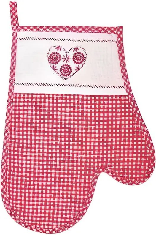 Kuchynská rukavica – červená