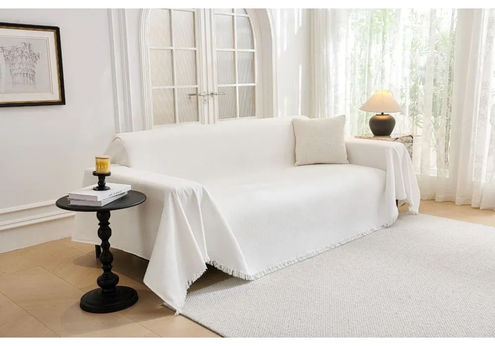 Biely poťah na kreslo 70 cm Talo – Filumi