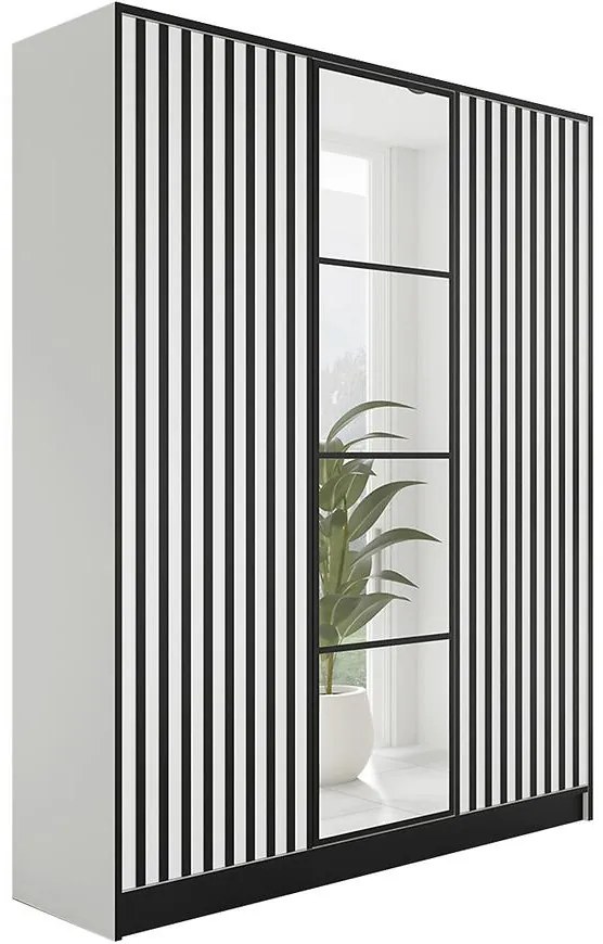 Skriňa Eden 3d 157 Biela 3