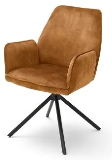 Jedálenská stolička NEXORO 1 ks oranžová