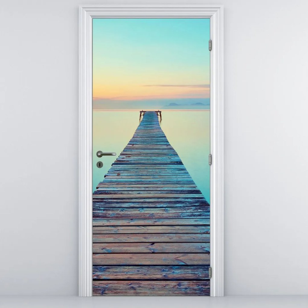 Fototapeta na dvere - Mólo do nekonečna (95x205cm)