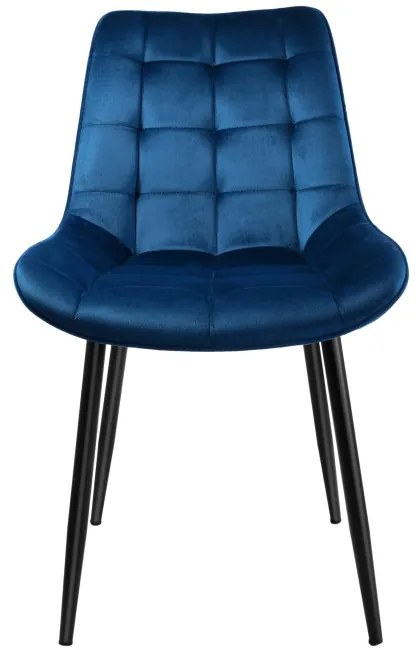 Jedálenská stolička NORMAN zamatová, granátová