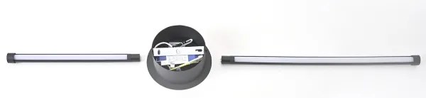 Brilagi - LED Nástenné svietidlo LUGO DUE LED/9W/230V čierna