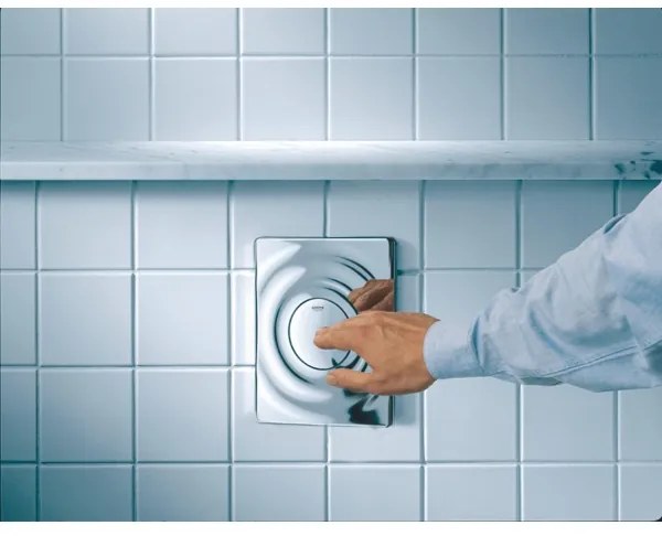 GROHE 37063000 - Ovládacie tlačidlo SURF 156 × 197 mm lesklý chróm