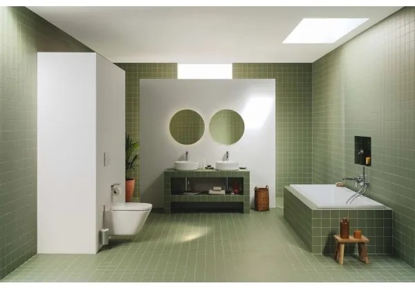 Roca A3270MJ000 - Keramické umývadlo GAP na dosku, pr. 39 cm, biele