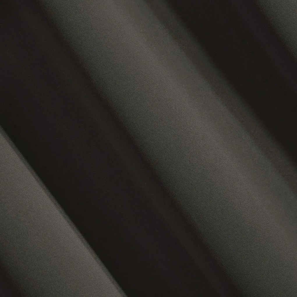 Grafitovo hnedý zatemňovací záves na páske BLACKOUT 135x270 cm