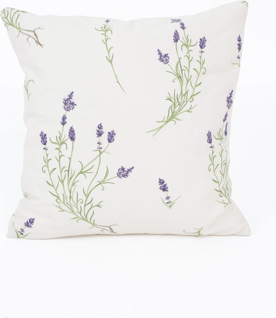 Bavlnená obliečka na vankúš Renforcé 40 × 40 cm - Levanduľa 02