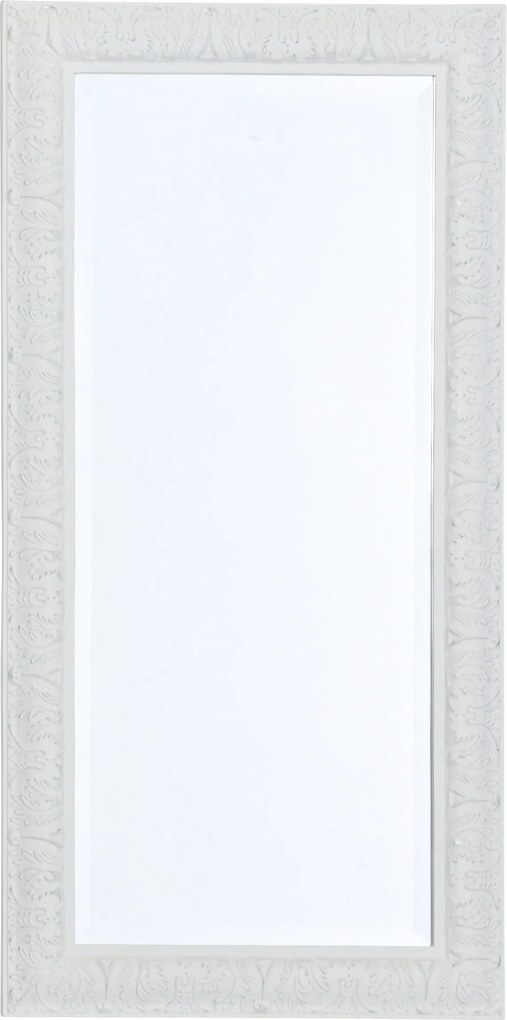 Bighome - Zrkadlo SPECULUM 100x50 cm- biela, strieborná