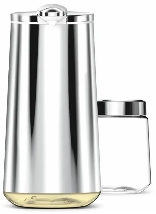 Bezdotykový dávkovač mydlovej peny, 295 ml, strieborná