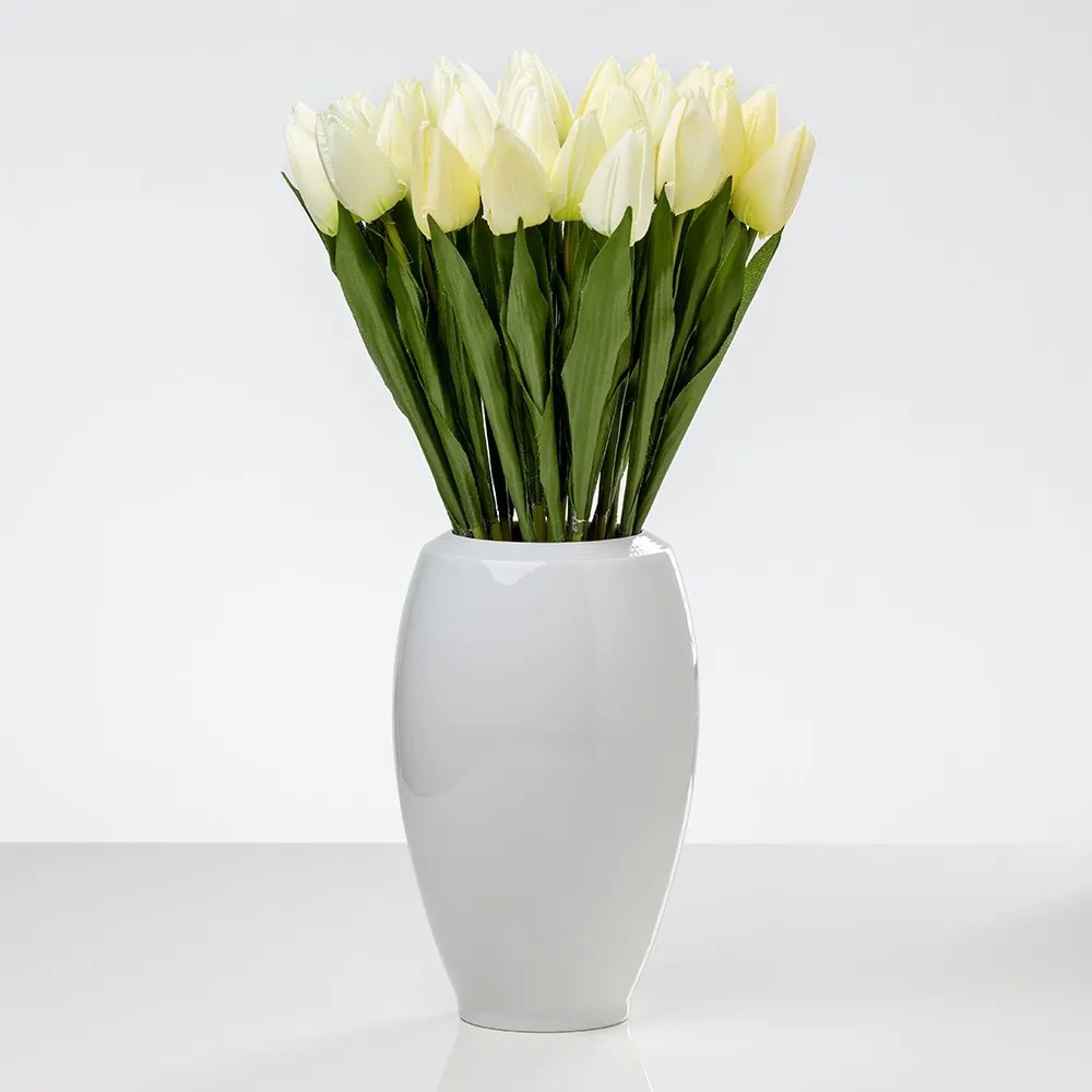 Umelý tulipán ALAN v krémovej farbe dľžka 50 cm. Cena uvedená za 1 kus.