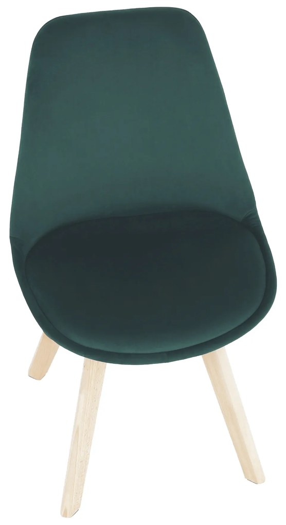 Jedálenská stolička Blanche (emerald + buk). Vlastná spoľahlivá doprava až k Vám domov. 1028822