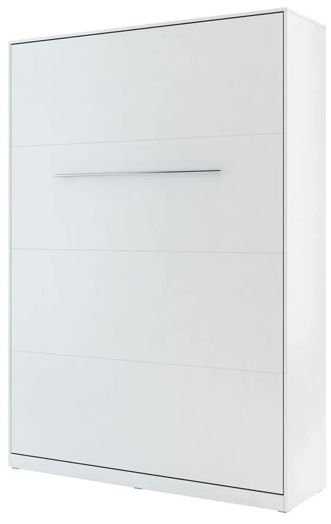 Sklápacia posteľ Concord Pro I, Farby: biely / biely lesk, Rozmer postele: 120x200