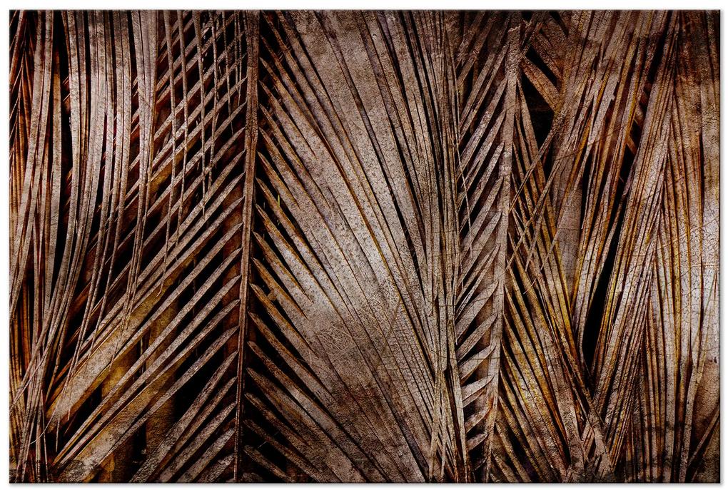 Artgeist Obraz - Dark Palms (1 Part) Wide Veľkosť: 120x80, Verzia: Premium Print