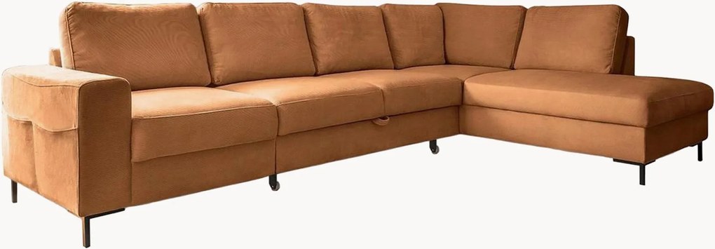 Menčestrová rohová rozkladacia pohovka Lofty Lilly (7-miestna)