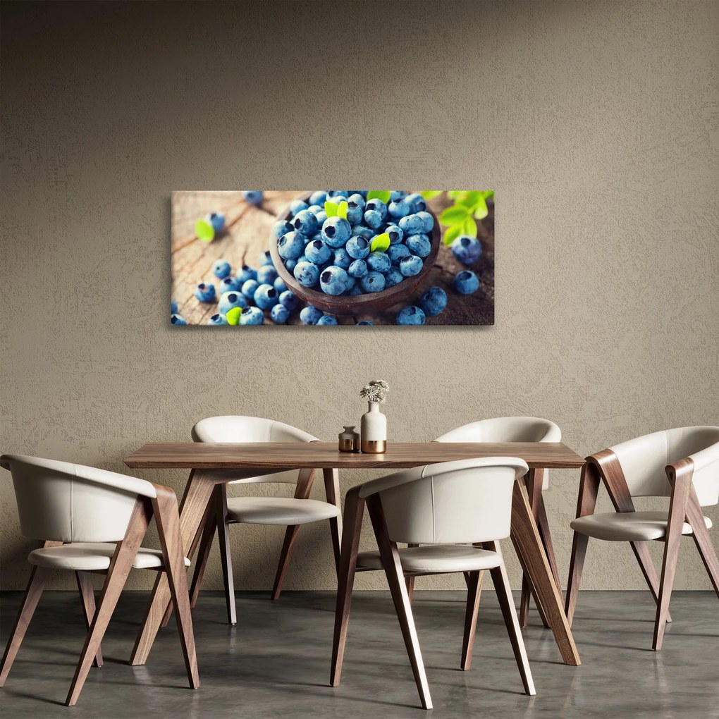 Obraz - Čučoriedky (120x50 cm)