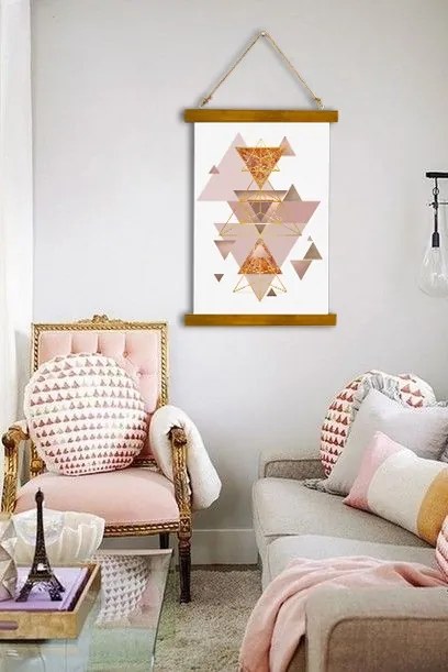 Závesné plátno na stenu Extracts from Falling Joy / Dan Johannson – 80x120 cm – prírodný rám