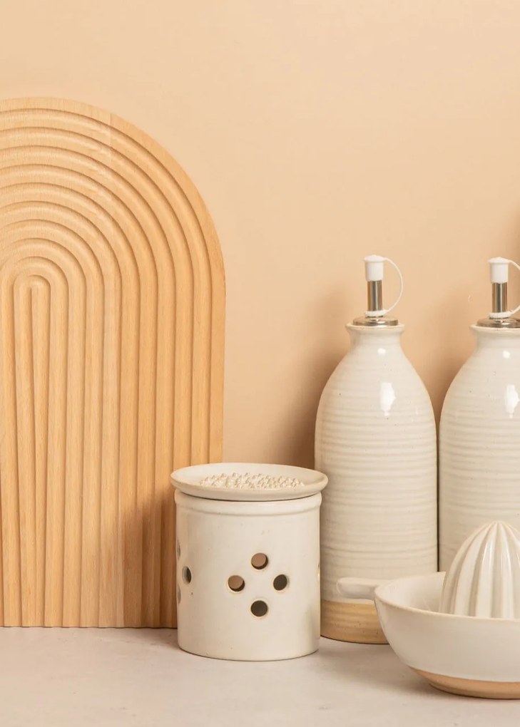 Kitchen Craft Kameninová dóza na cesnak Idilica