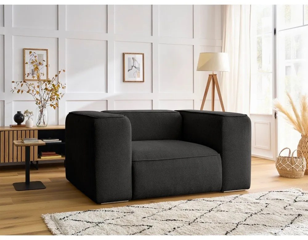 Čierne kreslo Zephyr – Bobochic Paris