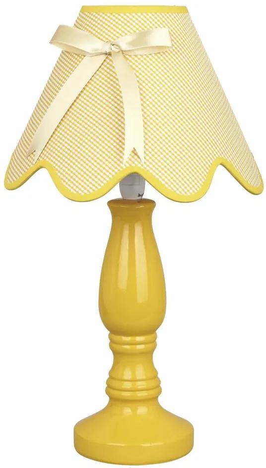 Candellux LOLA Stolná lampa 1X40W E14 Yellow 41-04680