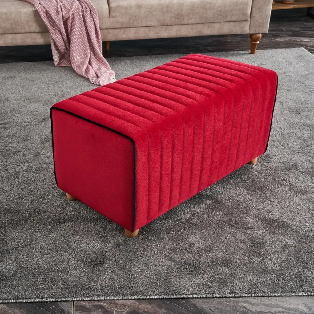 Taburetka Mabel Puf Red