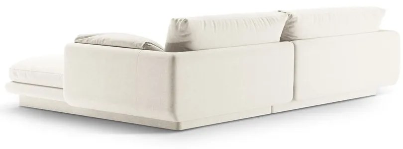 Biela rohová pohovka (ľavý roh) Torino – Micadoni Home