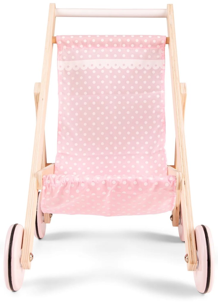 Drevený golfový kočík pre bábiky