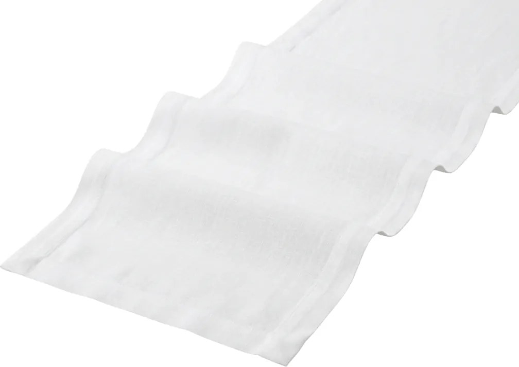 Behúň WHITANO, biely Rozmer: 20 x 170 cm