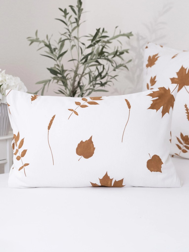 Flanelová obliečka na vankúš 40 x 60 cm - Jeseň