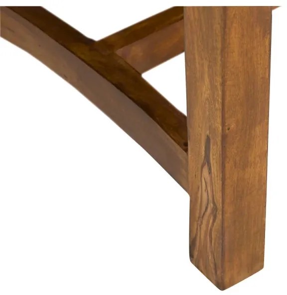 furniture-nabytek.cz - Masívna stolička Castello z palisandru, lakovaná, hnedá – sada 2 ks