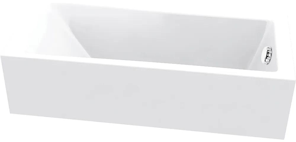 LOTOSAN RINA akrylátová pravouhlá vaňa 160 x 70 cm 160 x 70 cm biela LVP00160