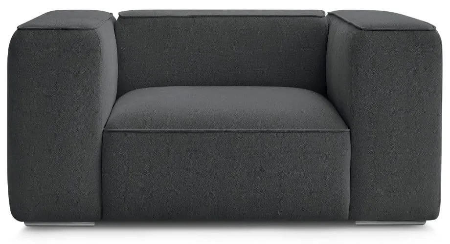 Tmavosivé kreslo Zephyr – Bobochic Paris