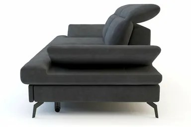 Rozkladacia pohovka pre 3 osoby FIJI grafitová