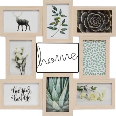 Fotorámik pre 8 ks foto, 46x46x1,5 cm%