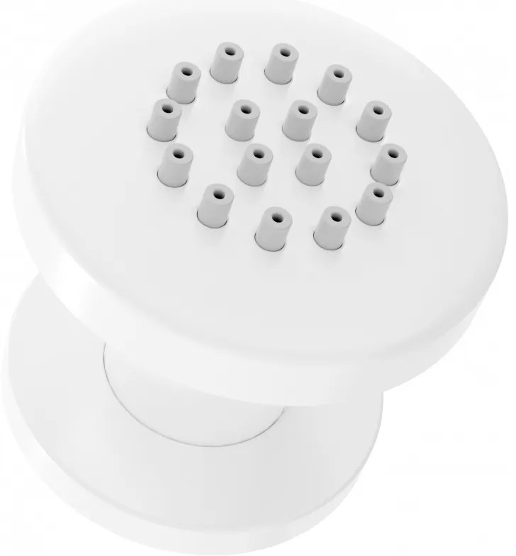 Mexen - podmietková sprchová tryska, okrúhla 50 mm, biela, 79361-20