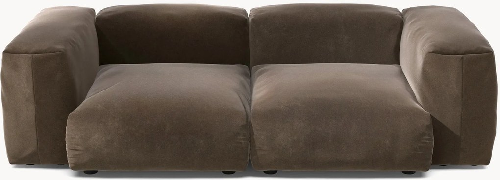 Zamatová modulárna pohovka Vetsak (2-miestna)