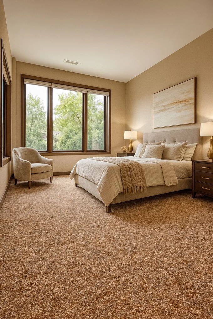 Associated Weavers, Koberec metráž Savannah 39, na mieru, šíře 3m,4m, hnedá, filc, chodba / predsieň