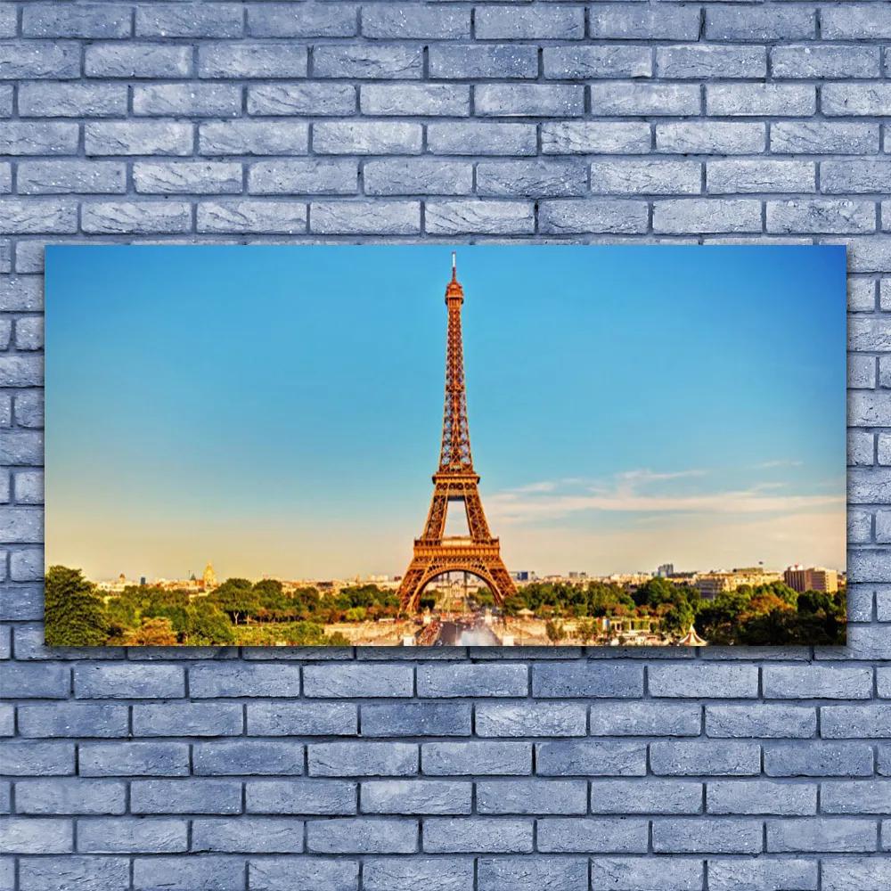 Obraz plexi Eiffelová veža paríž 120x60 cm