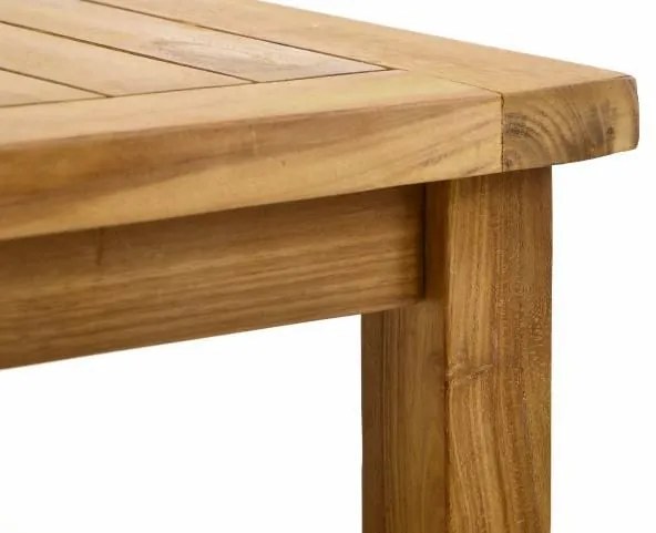 Divero 47267 Odkladací teakový stolík Divero - 50 cm