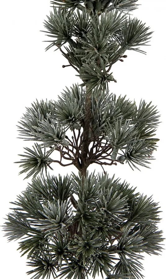 Vianočná dekorácia ihličnatý stromček na dreve M - 14*14*60 cm