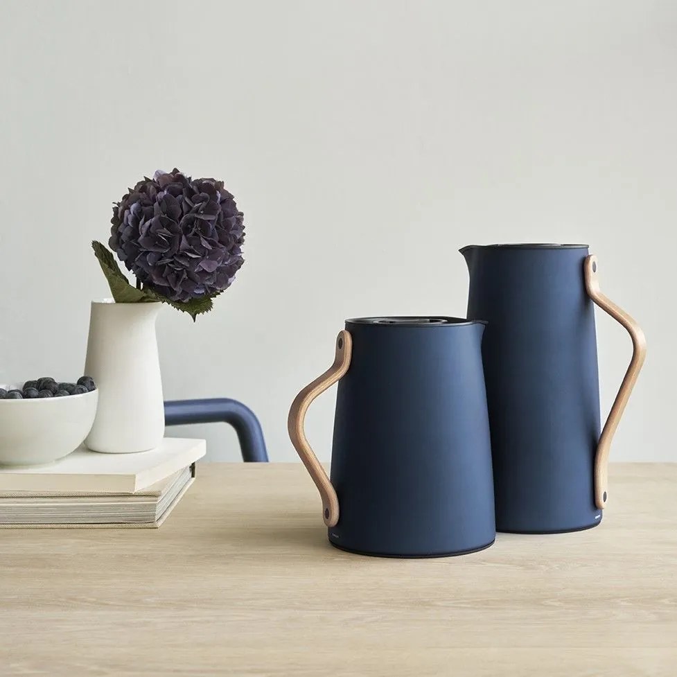 Stelton Termokonvica na čaj Emma Soft Dark Blue 1 l